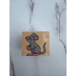 New Cartoon Mouse Rubber Stamp